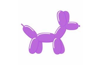 Tvarovací balonek fialový