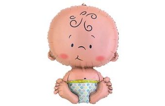 Fóliový balónek Welcome Baby 61cm x 41cm