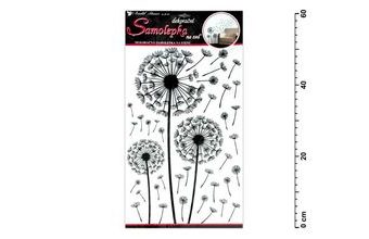 Samolepící dekorace 10148 pampeliška černá 60x32cm