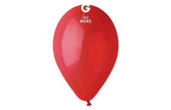 Balonky 100 ks červené 26 cm pastelové