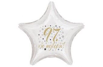 97. narozeniny balónek hvězda