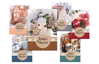 pohlednice vánoční 158 D výsek+UV 1240836