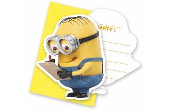 Mimoni pozvánky na party 6ks