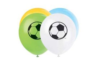 Balónky latexové FOTBAL 30 cm, 8 ks