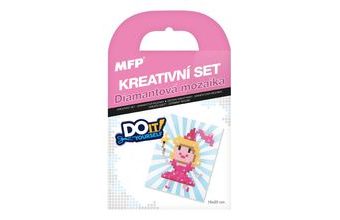 kreativní set - diamantová mozaika panenka 1042142