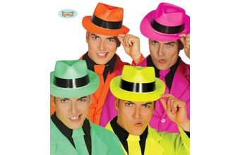 Plastový klobouk Gangster - 4 druhy