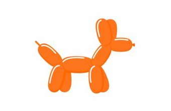 Tvarovací balónek oranžový