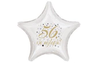 56. narozeniny balónek hvězda