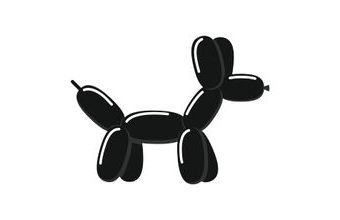 Tvarovací balónek černý