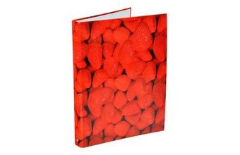 Pořadač A4 4kr. lamino jahody