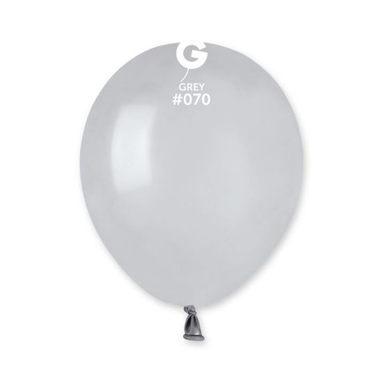 Balónek latexový GEMAR 13 cm – Šedý, 1 KS