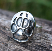 WOLF TRACK, RING, STERLING SILVER - RINGS