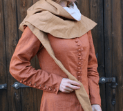 MEDIEVAL HOOD WITH LINEN LINING XIV. CENTURY - CLOTHING FOR MEN