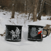 CZECHOSLOVAK LEGION ENAMEL MUG - MUGS, GOBLETS, SCARVES