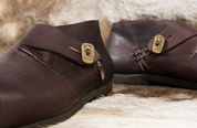 HAUKUR, VIKING LEATHER SHOES - VIKING, SLAVIC BOOTS