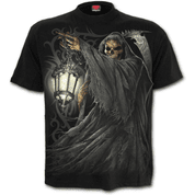 DEATH LANTERN - T-SHIRT SCHWARZ - HERREN-T-SHIRTS, SPIRAL DIRECT