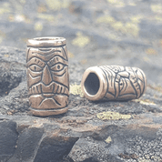 VIKING BEARD RING - GREYBEARD, BRONZE - ANHÄNGER, HALSKETTEN