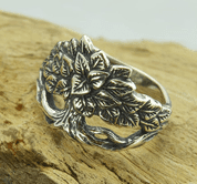 LINDEN TREE RING, SILVER - RINGS