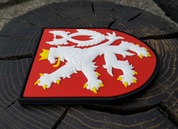 CZECH LION, RUBBER PATCH, COLOURED - PATCHES UND MARKIERUNG