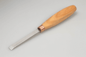 K1/10 – COMPACT STRAIGHT FLAT CHISEL SINGLE BEVEL. SWEEP №1 - FORGED CARVING CHISELS