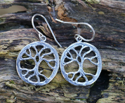 YGGDRASIL, TREE EARRINGS, SILVER - EARRINGS