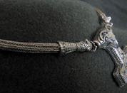 THOR'S NECKLACE, VIKING KNIT, BRONZE - HISTORISCHEN REPLIKEN AUS BRONZE