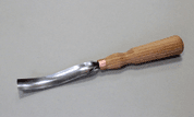 FULL-SIZE LONG BENT GOUGE SWEEP 7L (22MM) - FORGED CARVING CHISELS