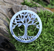 BAUM DES LEBENS ANHÄNGER - GROSS, SILBER - ANHÄNGER - SCHMUCK, SILBER