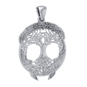 TREE OF LIFE, LARGE PENDANT - ANHÄNGER - SCHMUCK, SILBER