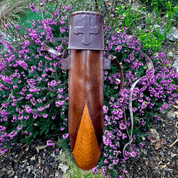 LEATHER ARROW QUIVER, EARLY MEDIEVAL - HEDEBY, BAYEUX - EQUIPMENT FOR ARCHERY