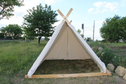 TENTE VIKING, 2,9 X 2 X 2 M - TENTES MÉDIÉVALES