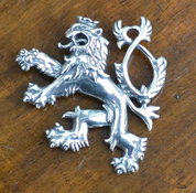 SILVER CZECH LION, SILVER 925, 10 G - PENDANTS