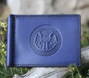 SCOTTISH THISTLE, LEATHER WALLET - WALLETS