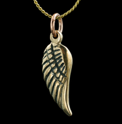 WING, BRONZE PENDANT - DRAGON FANTASY AMULETS