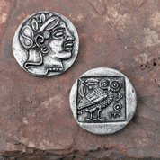 ATHENIAN TETRADRACHM, REPLICA - GREEK COINS