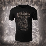 PREPPER - APOCALYPSE IS COMING, T-SHIRT B&W - HEIDNISCHE T-SHIRTS