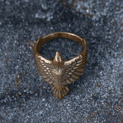 CORVUS, RABE, RING AUS BRONZE - RINGE - BRONZE