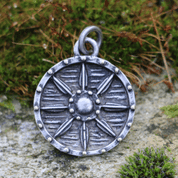 VIKING SHIELD, PENDANT, ZINC - ALL PENDANTS, OUR PRODUCTION