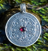 VESNA - PENDENTIF, GRENAT, ARGENT - PENDENTIFS