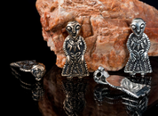 FREYA AUS REVNINGE, WIKINGER-ANHÄNGER, SILBER - ANHÄNGER - SCHMUCK, SILBER