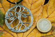 YGGDRASIL BAUM ANHÄNGER, SILBER - ANHÄNGER - SCHMUCK, SILBER