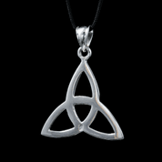 TRIQUETRA, CELTIC PENDANT, STERLING SILVER - PENDANTS