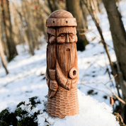 SVETOVID, SLAVIC GOD, CARVED IDOL - STATUE - WOODEN STATUES, PLAQUES, BOXES