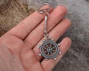 RUDDER, PENDANT, ZINC KEY CHAIN - KEYCHAINS