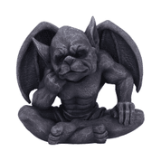 LAVERNE DARK BLACK GROTESQUE GARGOYLE FIGURINE - FIGUREN, LAMPEN