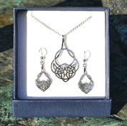 CELTICA, STERLING SILVER JEWELRY SET - SILBERSCHMUCK-SETS