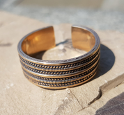 GEIR, VIKING RING, BRONZE - RINGE - BRONZE