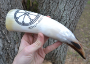 HELM OF AWE, ICELAND, RUNE - DRINKING HORN - DRINKING HORNS