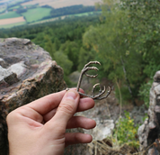 BIRD CLAW, TALON PENDANT, BRONZE - DRAGON FANTASY AMULETS