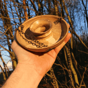 CANDLESTICK WITH A CHAIN, CERAMIC - OIL LAMPS, CANDLE HOLDERS